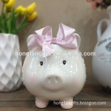 wholesale piggy bank large ceramic piggy bamk cute cheap piggy bank for kids birthday gift